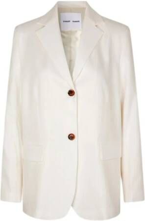 Samsøe Luzy Casual Blazer Jas White Dames