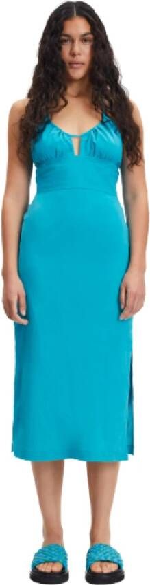 Samsøe Midi Dresses Blauw Dames