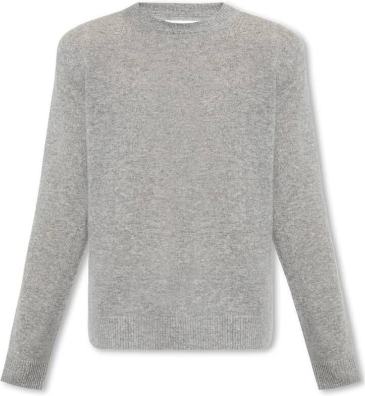 Samsøe Kasjmier Crew Neck Sweater Gray Heren
