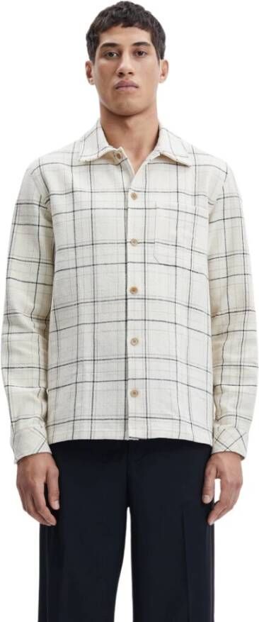 Samsøe Normaal shirt Wit Heren