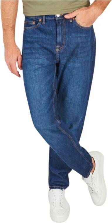 Samsøe Organische Slim-Fit Jeans Blauw Heren