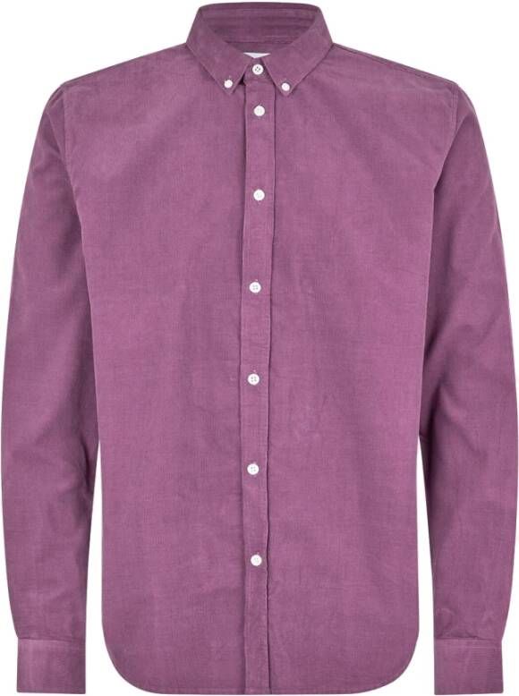 Samsøe Regular Fit Overhemd met Lange Mouwen Tulipwood Purple Heren