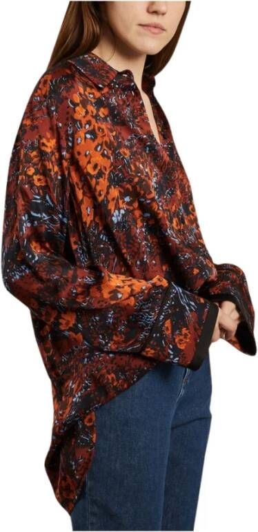 Samsøe Blouse overhemd Bruin Dames
