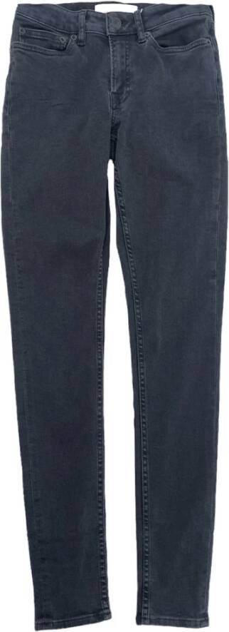 Samsøe Slim Fit Zwart Getinte Jeans Zwart Dames