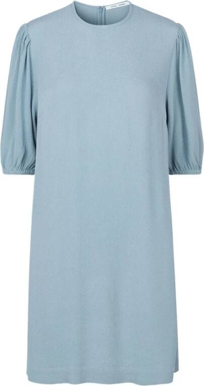 Samsøe Samsøe Korte mouw jurk Blauw Dames