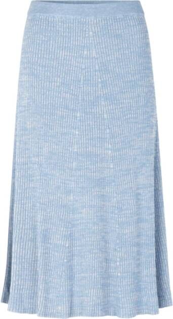 Samsøe Midi-rok Blauw Dames