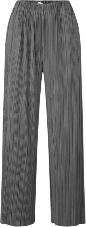 Samsøe Samsøe Rechte broek Grijs Dames