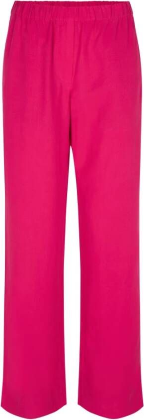 Samsøe Rechte broek Roze Dames