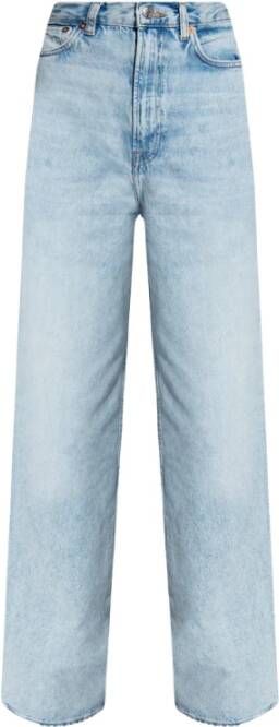 Samsøe Rechte jeans Blauw Dames