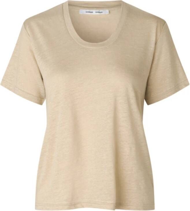 Samsøe T-shirt Beige Dames