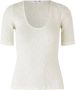 Samsøe Clear Cream T-Shirt Beige Dames - Thumbnail 1