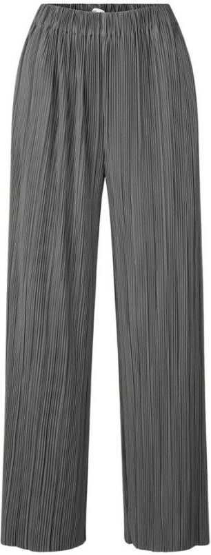 Samsøe Samsøe Straight Trousers Grijs Dames