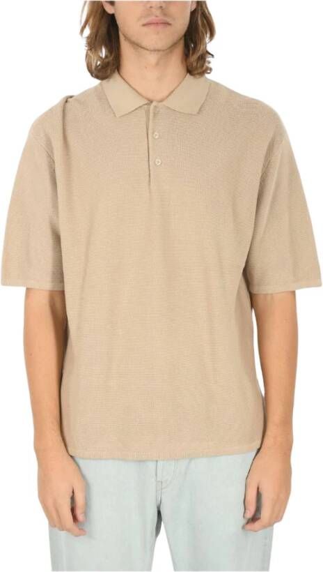 Samsøe Samsoe Men's Crew Neck Jumper Beige Heren