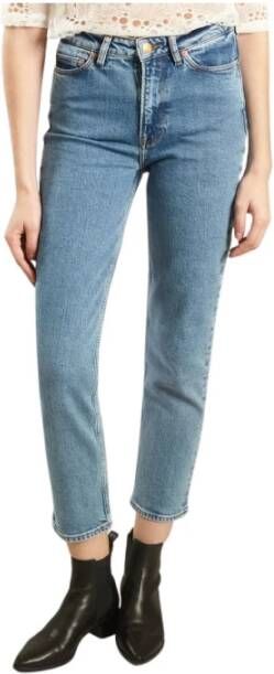 Samsøe Slim Fit Bio-Stretch Jeans Blauw Dames