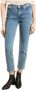 Samsøe Slim Fit Bio-Stretch Jeans Blauw Dames - Thumbnail 1