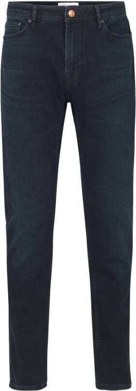 Samsøe Slim Fit Gerecyclede Katoenen Jeans Blauw Heren