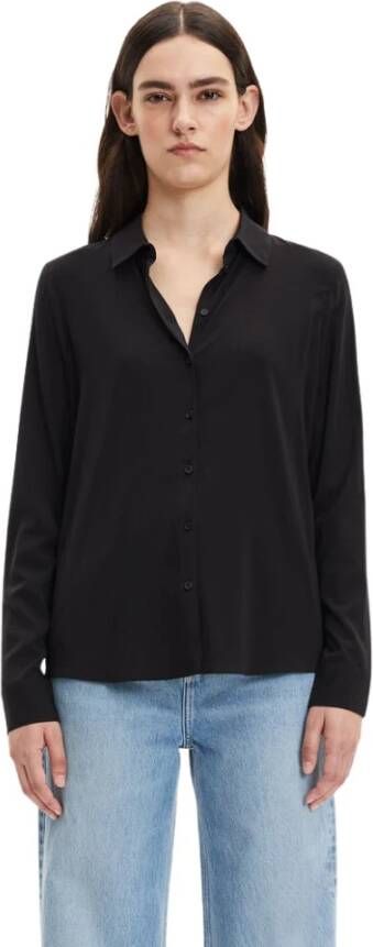 Samsøe Stijlvolle NP Shirt Zwart Dames