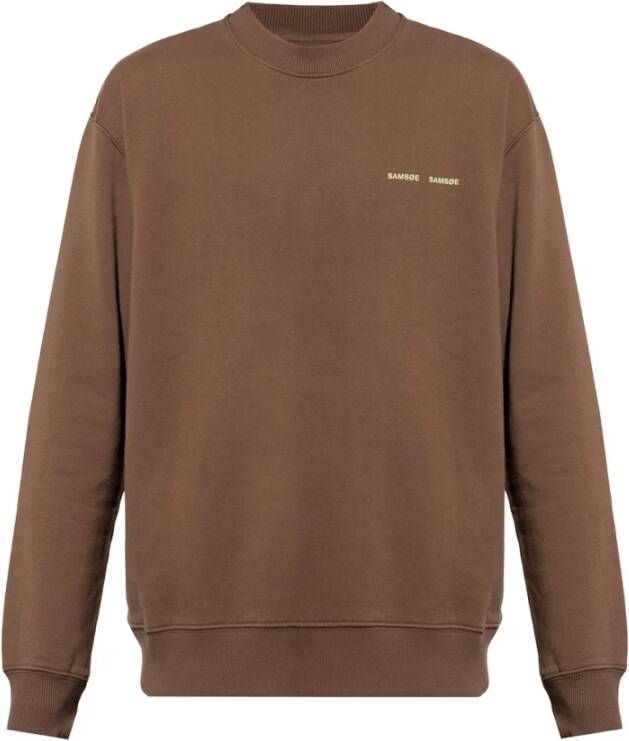 Samsøe Sweatshirt Bruin Heren