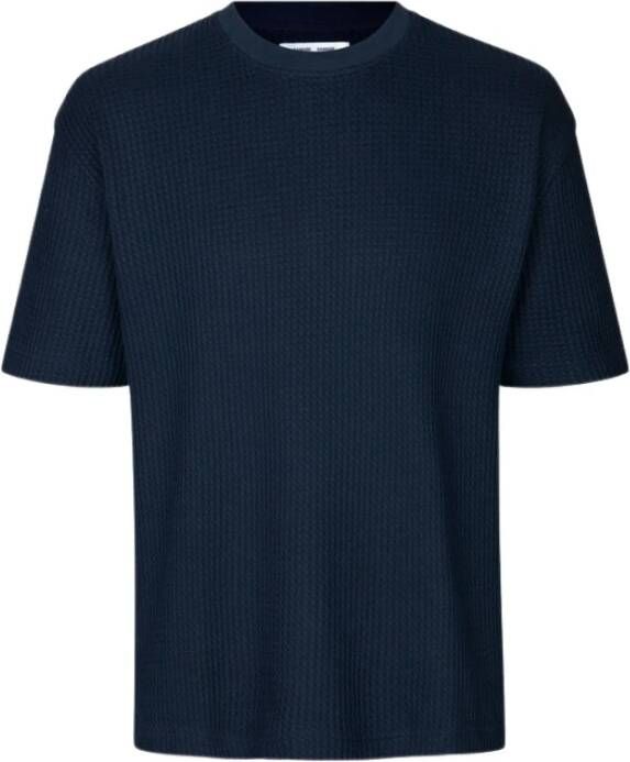 Samsøe Dino T-Shirt Blue Heren