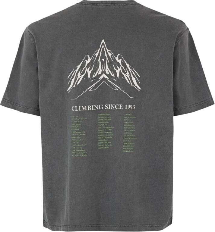 Samsøe Artistiek Print Heren T-Shirt Grijs Heren