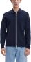 Samsøe Blauwe Nacht Cardigan EcoVero™ Gebreid Ontwerp Blue Heren - Thumbnail 1