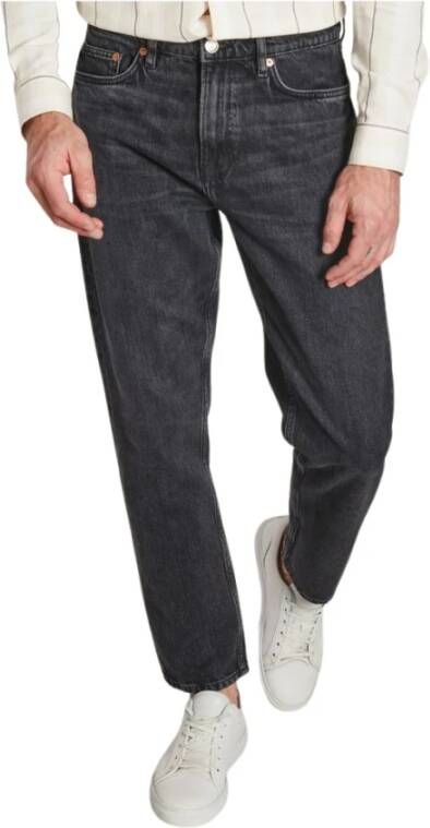 Samsøe Zwarte Blizzard Slim-fit Jeans Zwart Heren