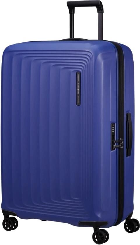 Samsonite Blauwe Trolley Koffer met Schokabsorberende Wielen Blue Heren - Foto 4