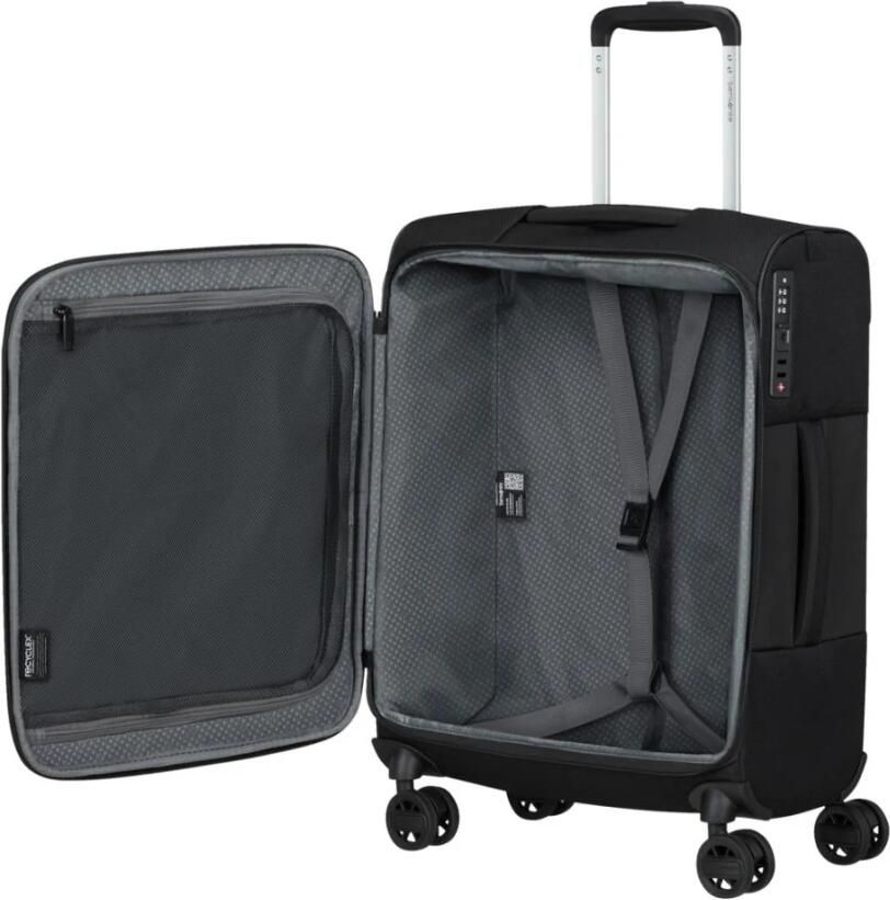 Samsonite Zachte bagage trolley VAYCAY black 55 cm