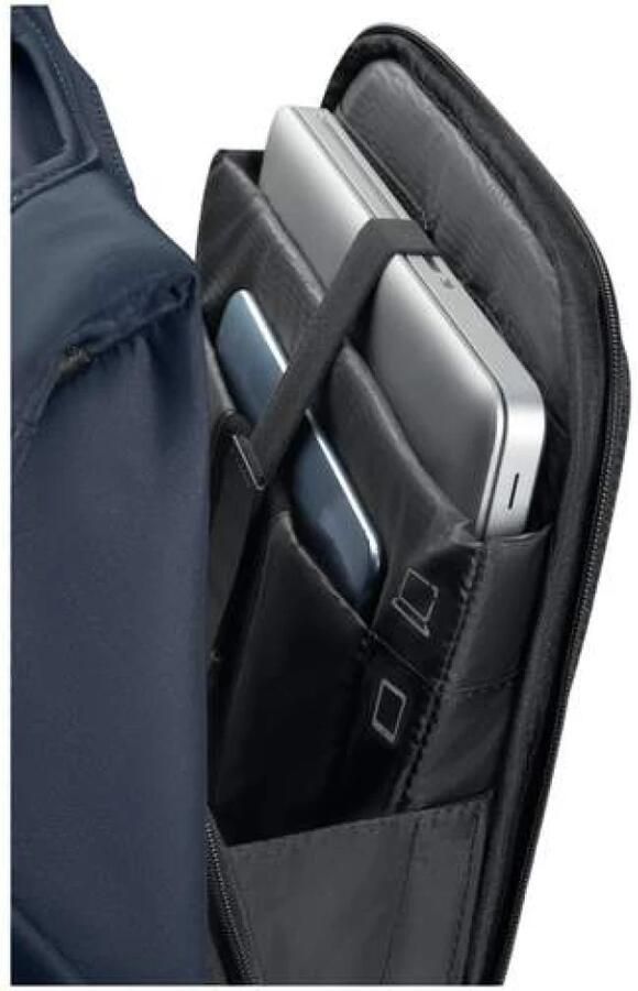 Samsonite 14.1 inch laptop rugzak Securipak 2.0 donkerblauw - Foto 4