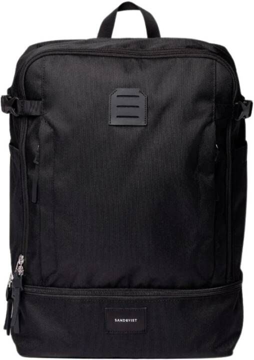 Sandqvist Zwarte Alde Rugzak Black Unisex