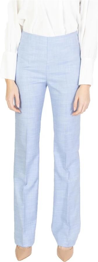 Sandro Ferrone Blauwe Palazzo Broek Lente Zomer Collectie Blue Dames - Foto 4