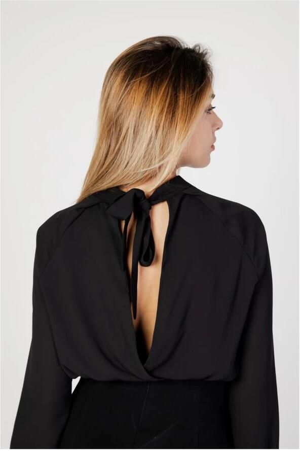 Sandro Ferrone Lange Mouw Blouse Vrouw Collectie Polyester Black Dames - Foto 2