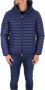Save The Duck Blauwe Lichtgewicht Nylon Jas met Plumtech Vulling Blue Heren - Thumbnail 1