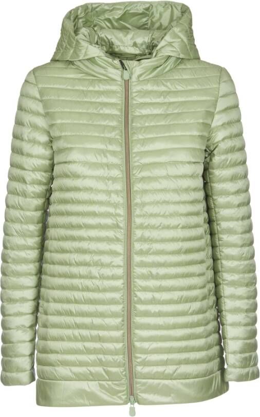 Save The Duck Down Jackets Groen Dames