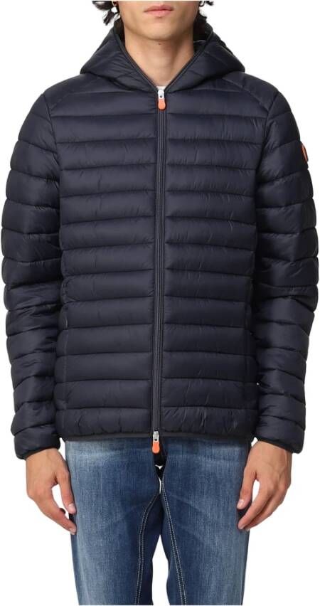 Save The Duck Down Jackets Blauw Heren