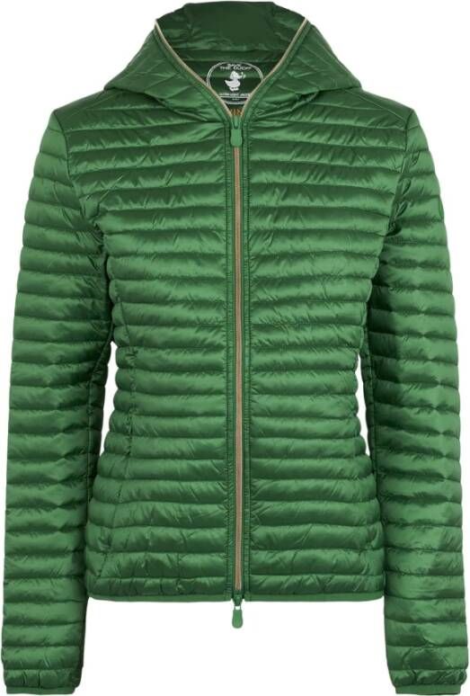 Save The Duck Down Jackets Groen Dames