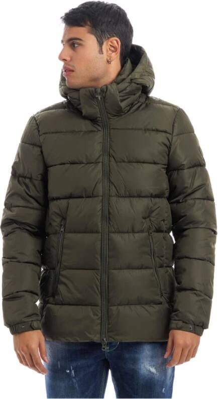 Save The Duck Hoge kwaliteit hooded jacket voor heren Green Heren