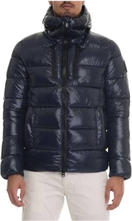 Save The Duck Korte Blauw Zwart Donsjas Blauw Heren
