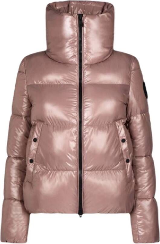 Save The Duck Korte Roze Donsjas voor Vrouwen Isla-Steppdesign Roze Dames