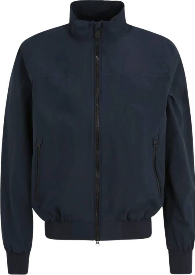Save The Duck Finlay Rits Bomberjack Marineblauw Zwart Heren