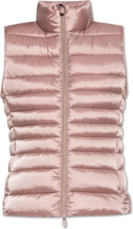 Save The Duck Lynn gewatteerd vest Roze Dames