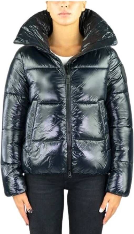 Save The Duck Isla White Cropped Padded Jacket Wit Dames