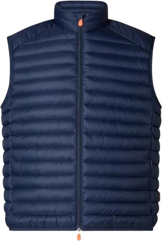 Save The Duck Gewatteerd Puffer Vest voor Mannen Blue Heren