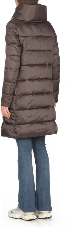 SAVE THE DUCK Gewatteerde lange jas met capuchon model 'LYSA' - Foto 3