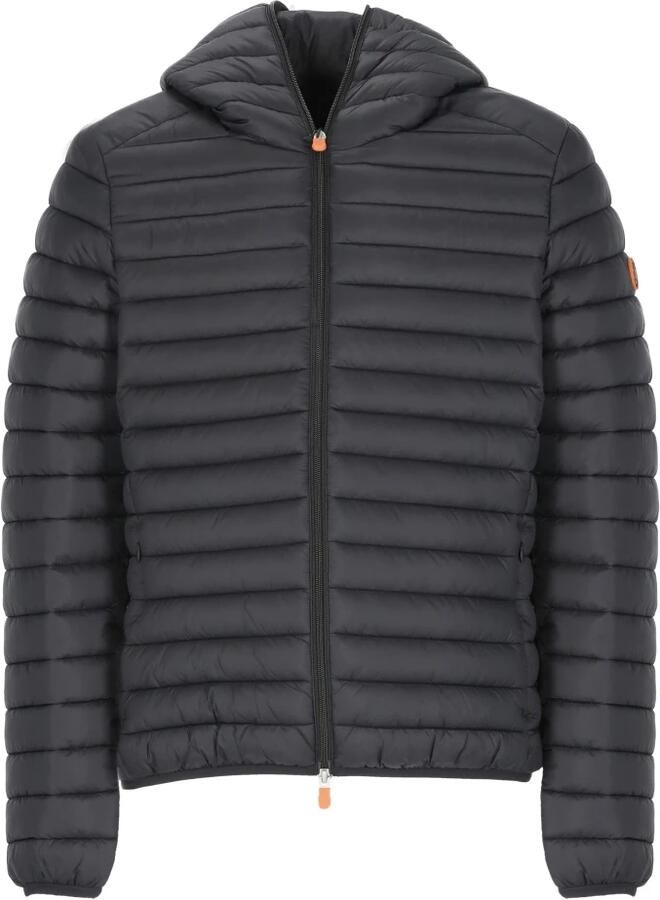 Save The Duck Gewatteerde Quilted Jas met Capuchon Black Heren - Foto 2