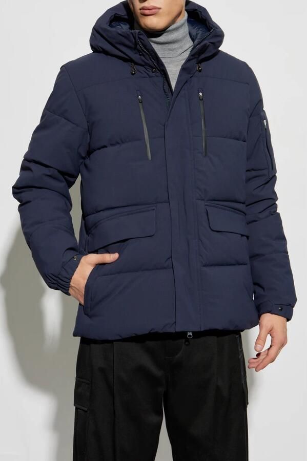 Save The Duck Korte parka met capuchon Blue Heren - Foto 4