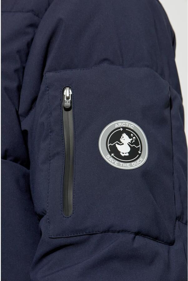 Save The Duck Korte parka met capuchon Blue Heren - Foto 2
