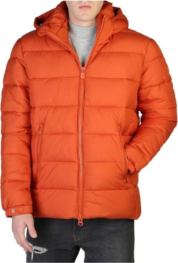 Save The Duck Nylon Bomberjack met Afneembare Capuchon Orange Heren - Foto 2