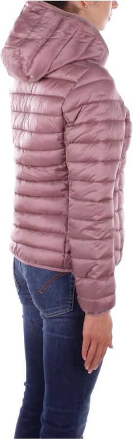 Save The Duck Roze Gewatteerde Jas met Capuchon Pink Dames - Foto 3