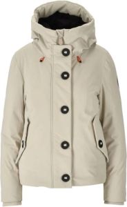 Save The Duck Shanon Beige Cropped Parka Beige Dames